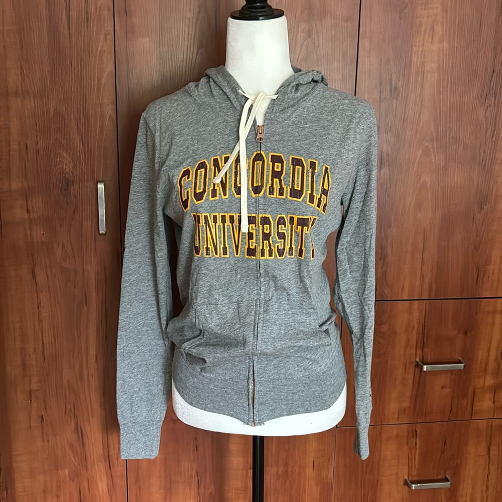 Concordia University Cotton Blend Zipped Hoodie